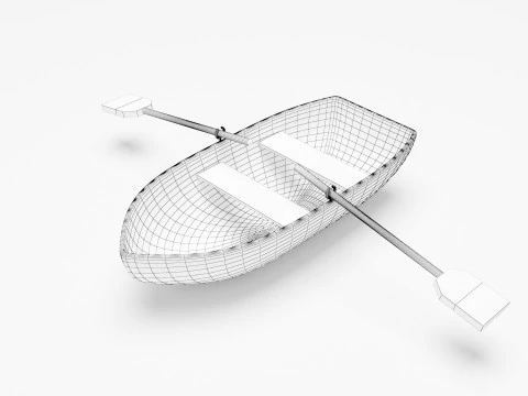River Boat 3D Model