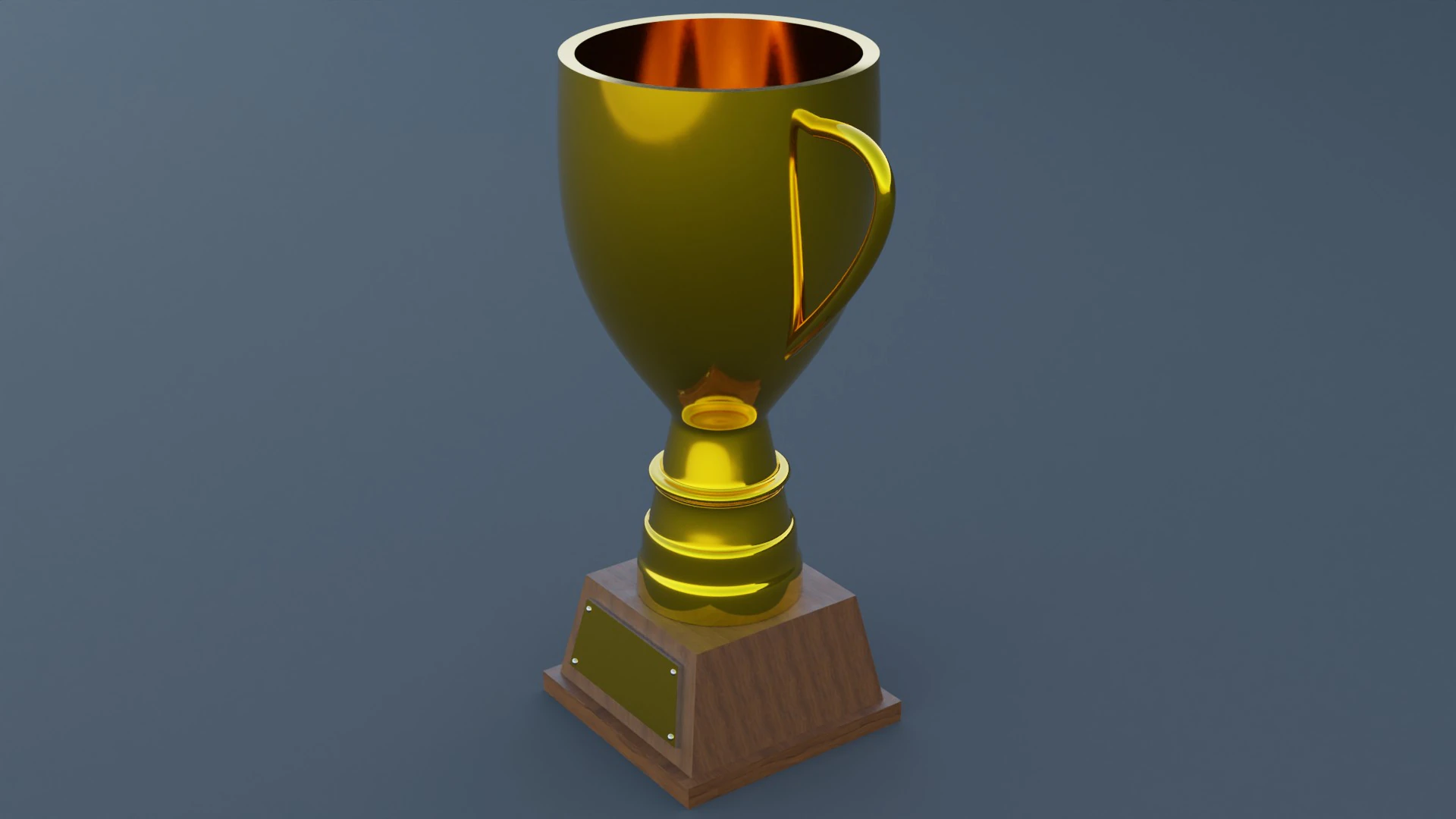 골드 트로피 3D 모델 .c4d .max .obj .3ds .fbx .stl .blend 