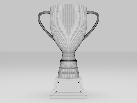 Gold Trophy 3D 模型