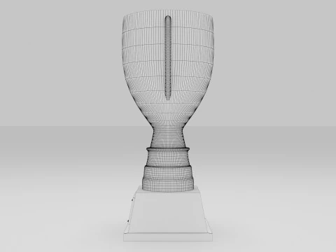 골드 트로피 3D 모델