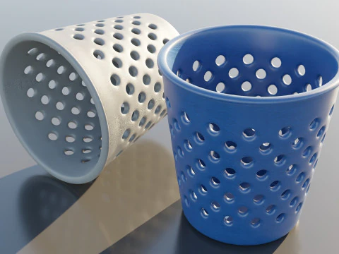 Çöp Kovası Plastik 3D Model