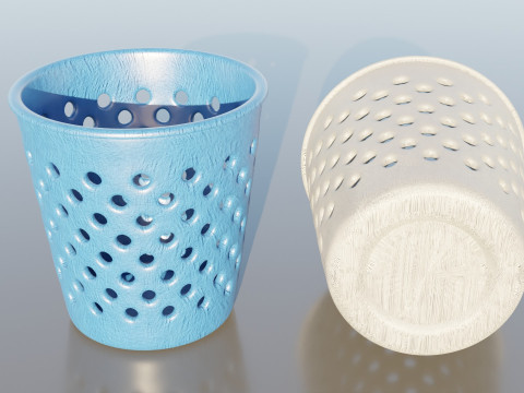 Dustbin Plastic 3Dモデル