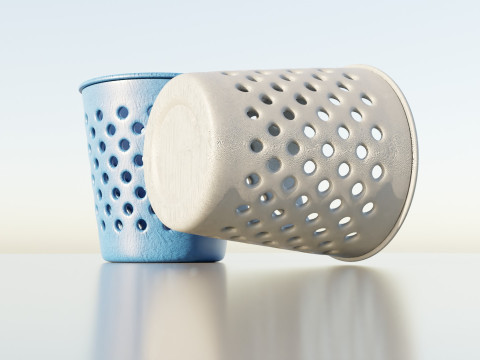 Dustbin Plastic 3Dモデル