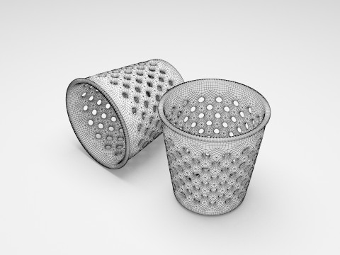 Dustbin Plastic 3Dモデル