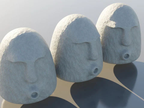 Oof Stones 3D Model