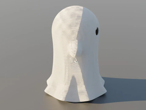 fantasma de halloween Modelo 3D