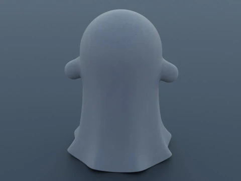 fantasma de halloween Modelo 3D