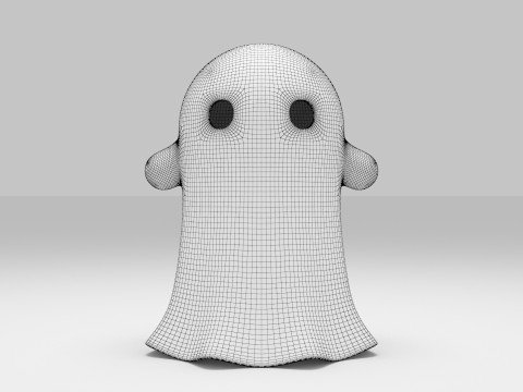 Halloween Ghost Modelo 3D
