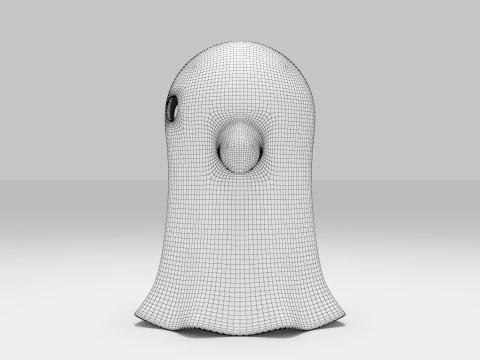 fantasma de halloween Modelo 3D