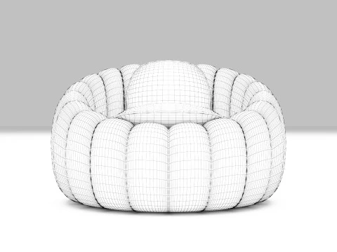 Cadeira de sof&aacute; Modelo 3D