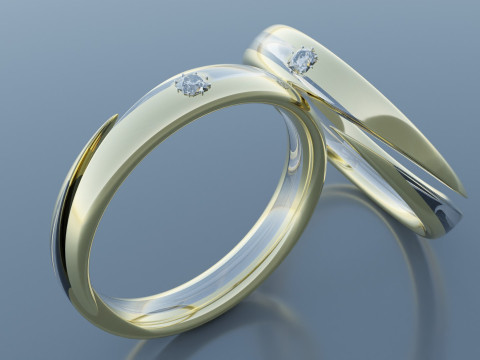 Gold Ring Jewelry Modelo 3D