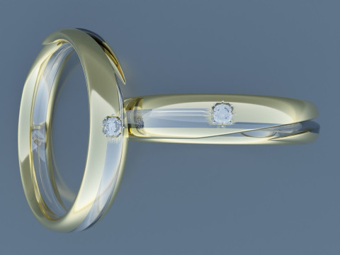 Gold Ring Jewelry Modelo 3D