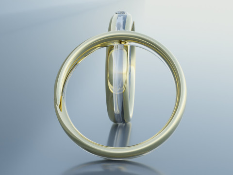 Gold Ring Jewelry Modelo 3D