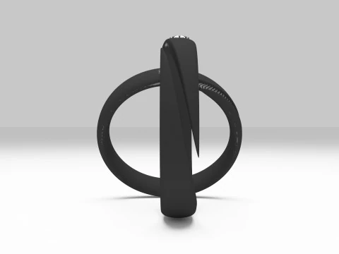 Gold Ring Jewelry 3D Model