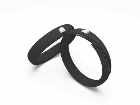 Gold Ring Jewelry 3D Model