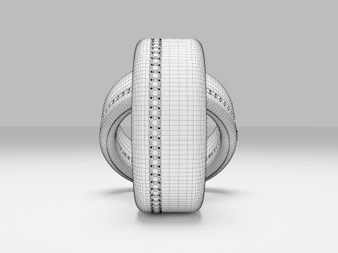 Wedding Gold Ring 3D Model