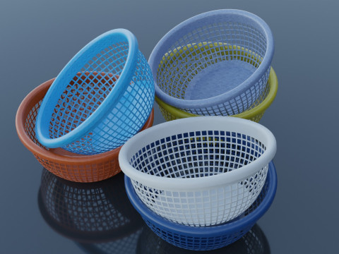 Plastic Basket Modèle 3D