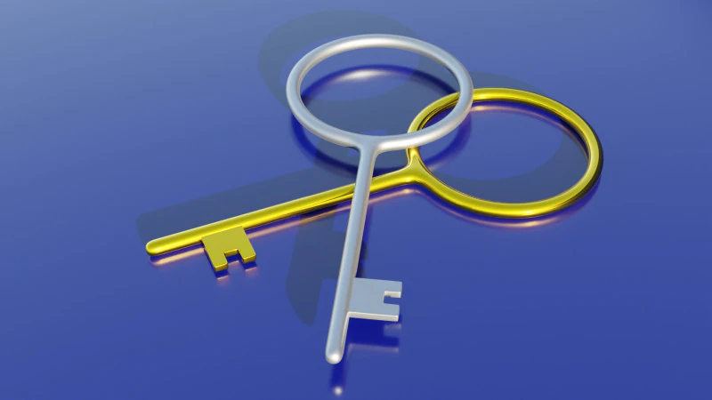 Chave de cadeado Modelo 3D .c4d .max .obj .3ds .fbx .stl .blend 