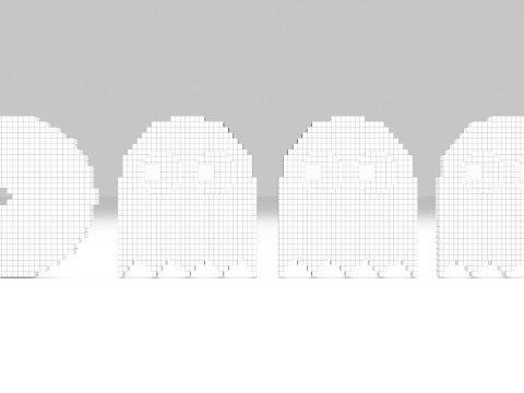 Pacman Characters 3Dモデル