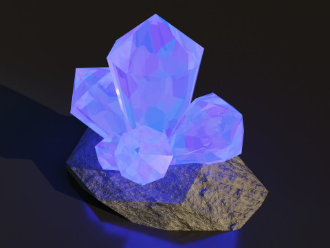 Crystal Chunk 3D Model