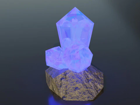 Crystal Chunk 3D Model
