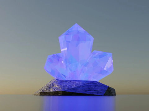 Crystal Chunk 3D Model