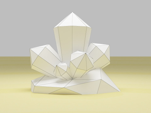 Crystal Chunk 3D 모델