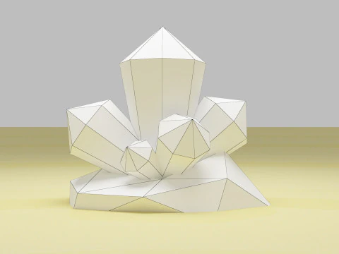 Crystal Chunk 3D Model