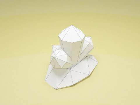 Crystal Chunk 3D Model