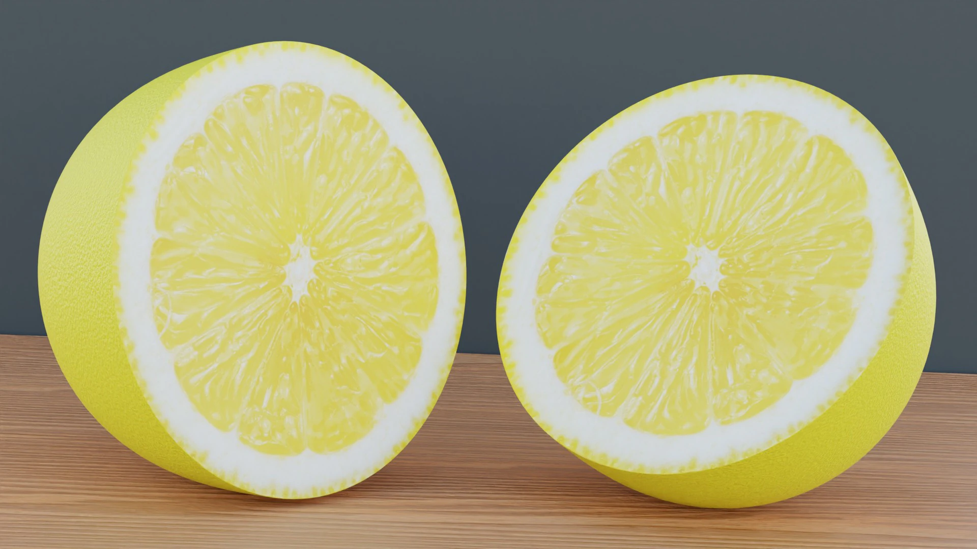 Lemon Slices 3D Model .c4d .max .obj .3ds .fbx .stl .blend 