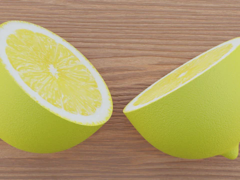 Lemon Slices 3D Model