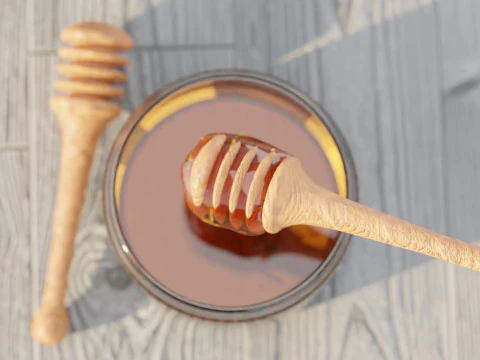 Honey In a Jar 3D Model