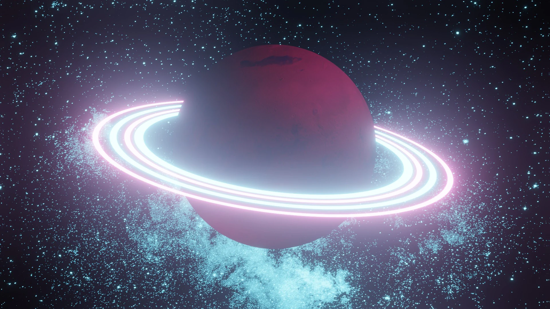 Sci-Fi Planet 3D Model .c4d .max .obj .3ds .fbx .stl .blend 