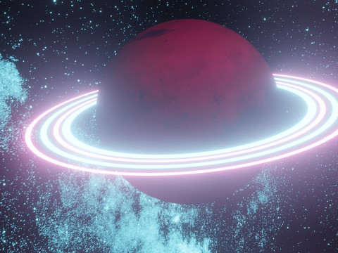 Sci-Fi Planet 3Dモデル