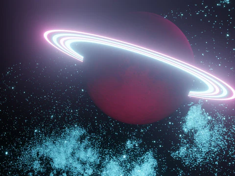 Sci-Fi Planet 3D Model