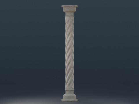 Twisted Coloumn 3D Model