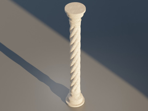 Twisted Coloumn 3D Model