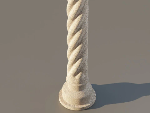 Twisted Coloumn 3D Model