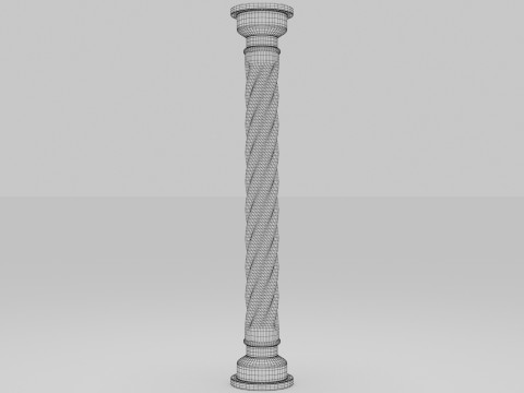 Twisted Coloumn 3D Model