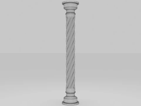 Twisted Coloumn 3D Model