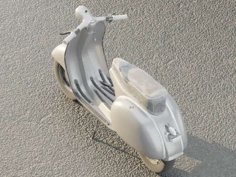 Vespa 150 GS 3Dモデル