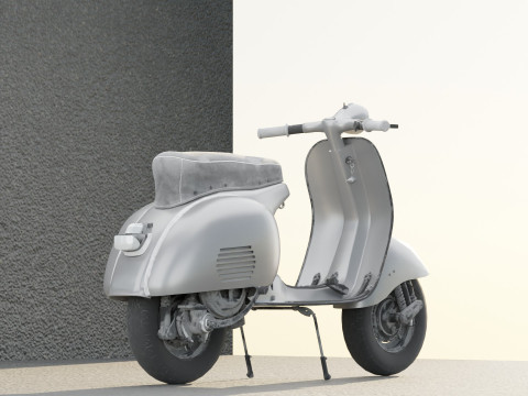 Vespa 150 GS 3Dモデル