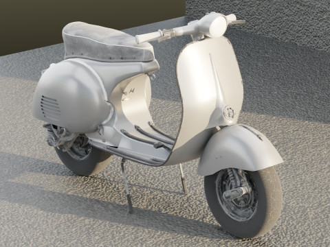 Vespa 150 GS 3Dモデル