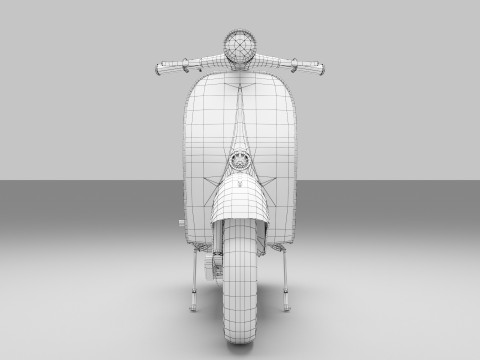 Vespa 150 GS 3Dモデル
