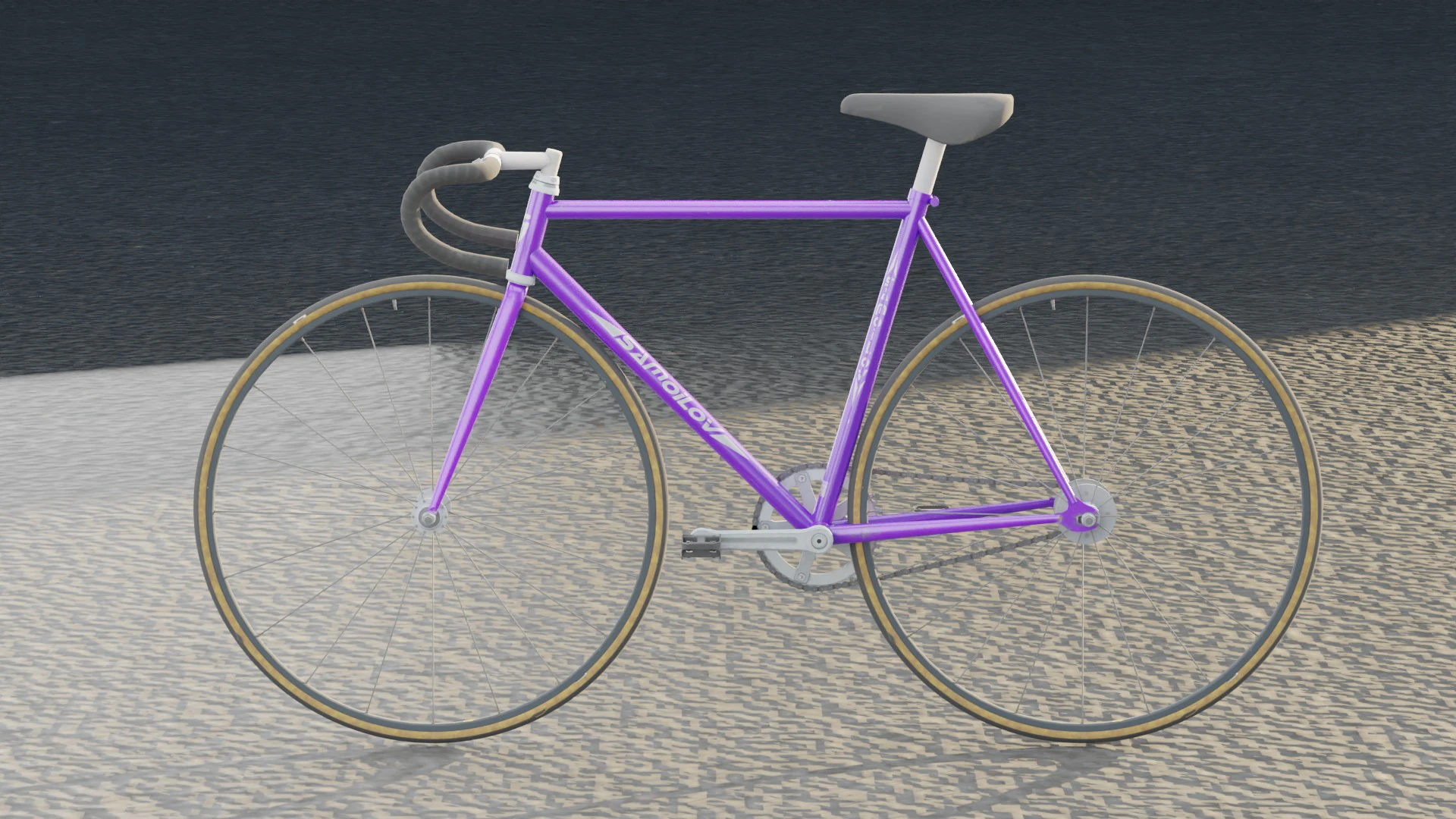 Samoilov JP Track Bicycle 3D Model .c4d .max .obj .3ds .fbx .stl .blend 
