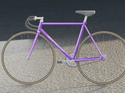 V&eacute;lo de piste Samoilov JP Modèle 3D