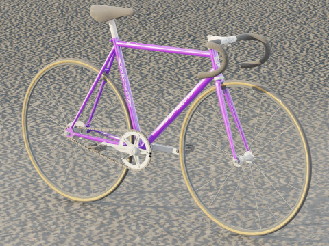 Samoilov JP Track Bicycle 3Dモデル