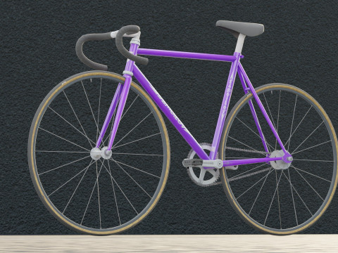 Samoilov JP Track Bicycle 3Dモデル