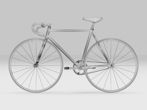 Samoilov JP Track Bicycle 3Dモデル