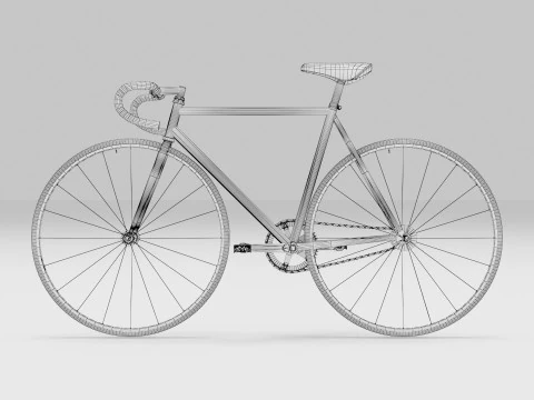 Samoilov JP Track Bicycle 3D Model